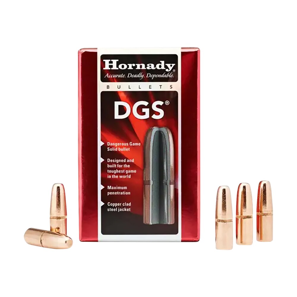 hornady 4748 dgs 470 cal .474 500 gr dangerous game solid 50 per box/ 15 case Hornady 4748 DGS 470 Cal .474 500 gr Dangerous Game Solid 50 Per Box/ 15 Case Sports South item 56814
