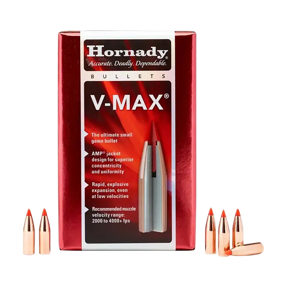 hornady 22272 v max varmint 22 cal .224 55 gr v max 100 per box/ 40 case Hornady 22272 V-Max Varmint 22 Cal .224 55 gr V Max 100 Per Box/ 40 Case Sports South item 56817