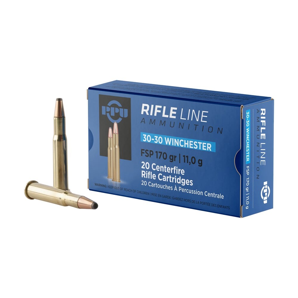 ppu pp30302 standard rifle 30 30win 170gr flat soft point 20 per box/10 case PPU PP30302 Standard Rifle 30-30Win 170gr Flat Soft Point 20 Per Box/10 Case Sports South item 57001