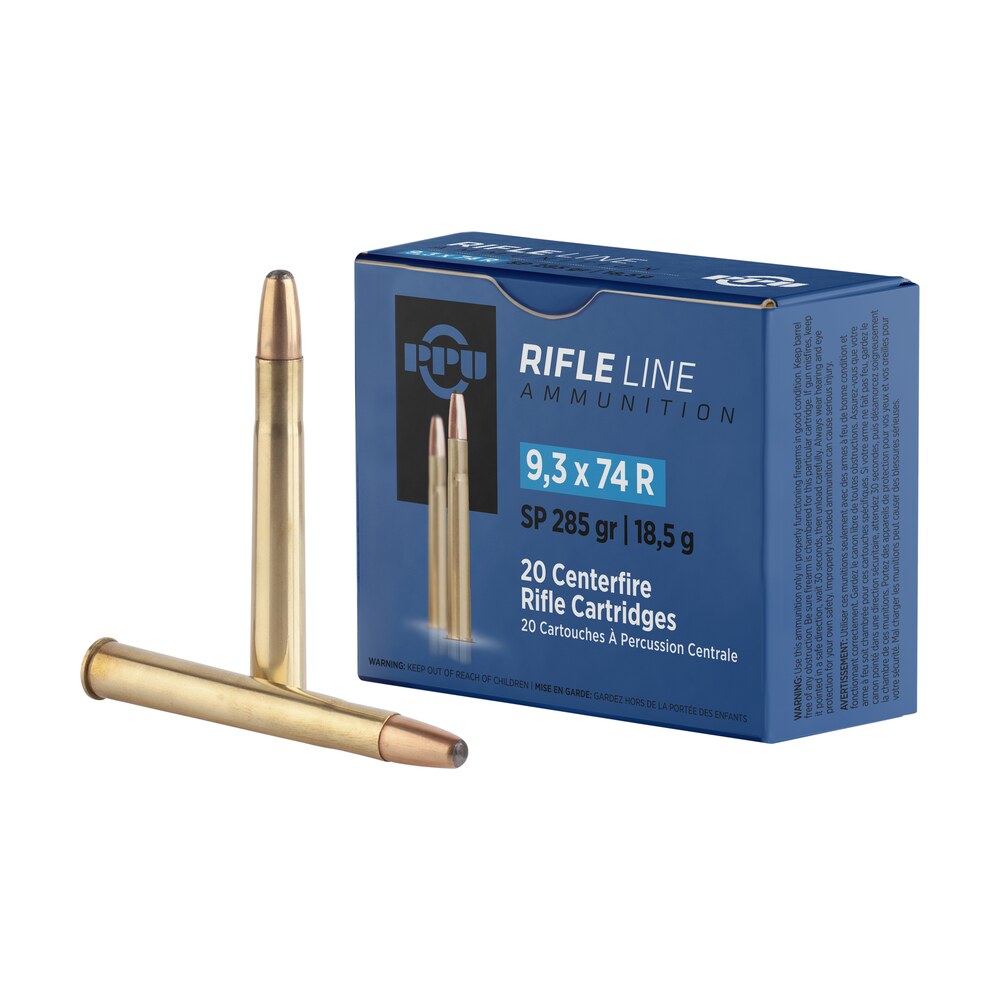 ppu pp9374 metric rifle 9.3mmx74r 285gr soft point 20 per box/10 case PPU PP9374 Metric Rifle 9.3mmx74R 285gr Soft Point 20 Per Box/10 Case Sports South item 57051