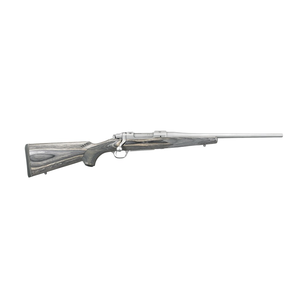 ruger 17110 hawkeye compact 308 win 4+1 16.50" matte stainless steel barrel, integral scope mounts stainless steel receiver, black fixed laminate stock Ruger 17110 Hawkeye Compact 308 Win 4+1 16.50" Matte Stainless Steel Sports South item 57312
