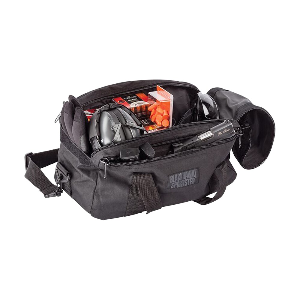 blackhawk 74rb02bk sportster black 600d polyester holds 2 handguns Blackhawk 74RB02BK Sportster Black 600D Polyester Holds 2 Handguns Sports South item 57392