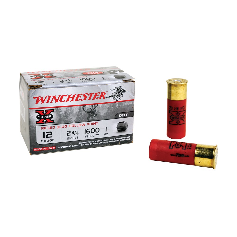 winchester ammo x12rs15vp super x 12gauge 2.75" 1oz rifled slug shot 15 per box/10 case Winchester Ammo X12RS15VP Super X 12Gauge 2.75" 1oz Rifled Slug Shot 15 Per Box/10 Case Sports South item 57931