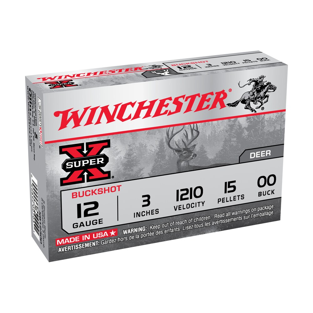 winchester ammo xb12300vp super x 12gauge 3" 15pellets 00buck shot 15 per box/10 case *value pack Winchester Ammo XB12300VP Super X 12Gauge 3" 15Pellets 00Buck Shot 15 Per Box/10 Case *Value Sports South item 57942