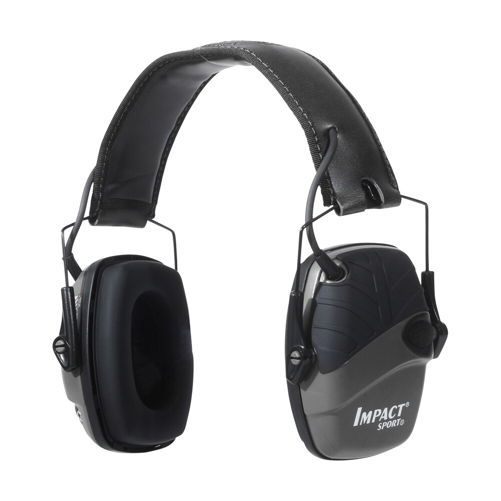 howard leight r02524 impact sport electronic muff 22 db over the head gray/black adult 1 pair Howard Leight R02524 Impact Sport Electronic Muff 22 dB Over the Head Gray/Black Adult 1 Pair Sports South item 5812