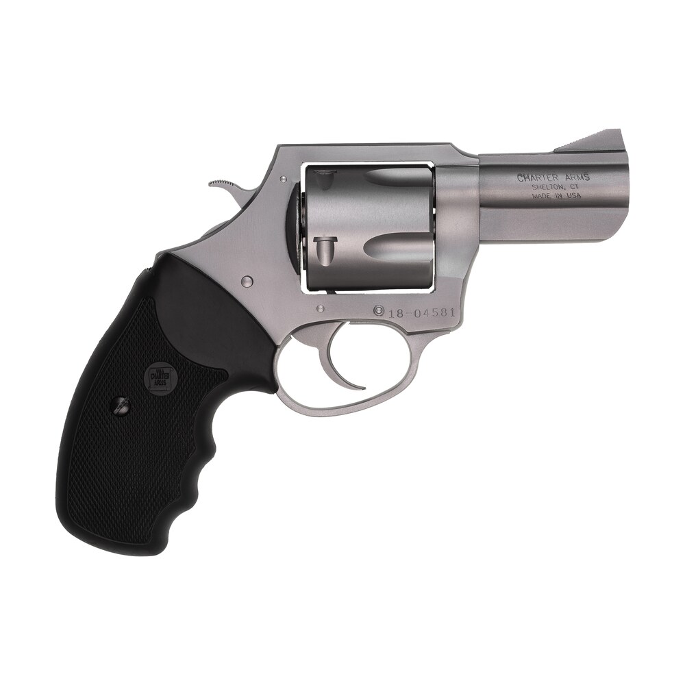 charter arms 74530 bulldog extra large 45 colt (lc), 5 shot 2.50" matte stainless steel barrel, cylinder & frame w/black finger grooved rubber grip Charter Arms 74530 Bulldog Extra Large 45 Colt (LC), 5 Shot 2.50" Matte Stainless Steel Sports South item 58309