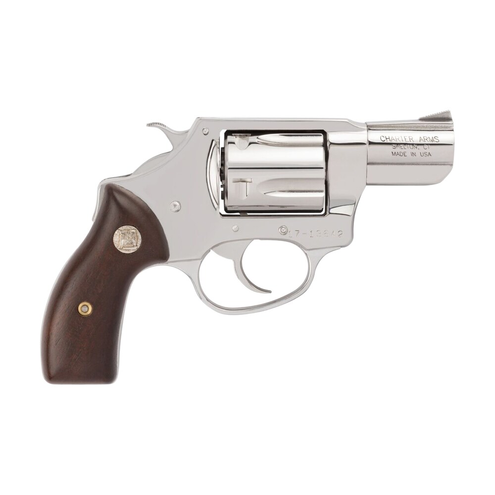 charter arms 73829 undercover small 38 special, 5 shot 2" high polished stainless steel barrel, cylinder & frame w/wood grip, exposed hammer Charter Arms 73829 Undercover Small 38 Special, 5 Shot 2" High Polished Stainless Steel Sports South item 58326