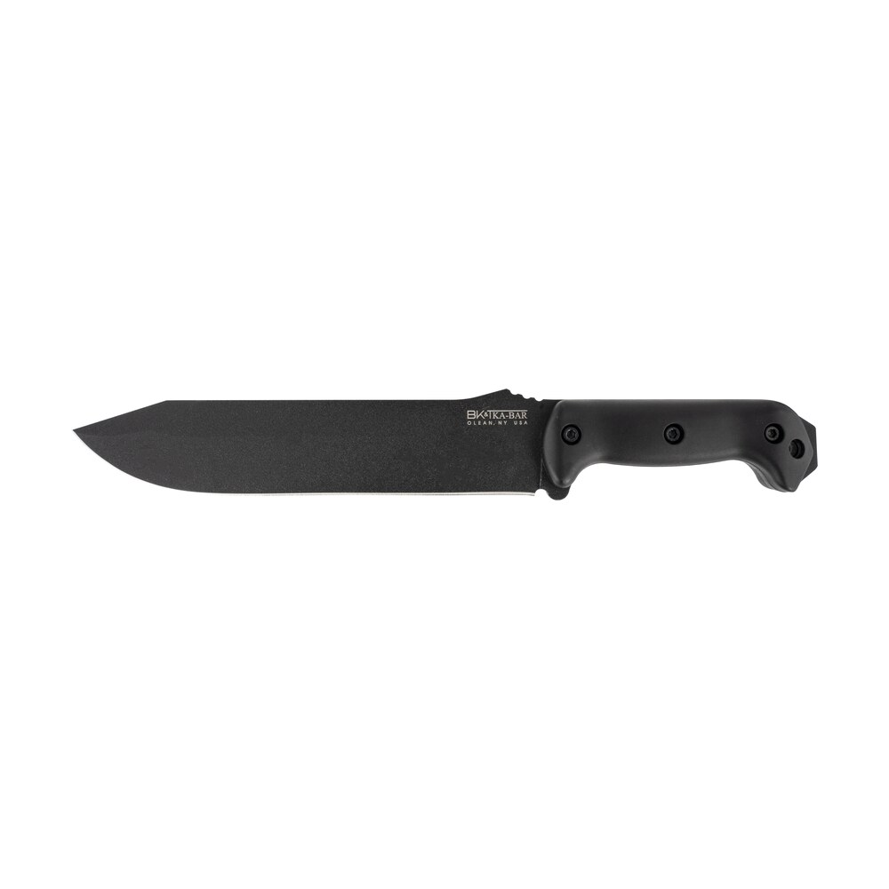 ka bar bk9 becker combat bowie 9.25" fixed clip point plain black 1095 cro van blade, black ultramid handle, includes sheath Ka-Bar BK9 Becker Combat Bowie 9.25" Fixed Clip Point Plain Black 1095 Cro-Van Blade, Black Sports South item 58639