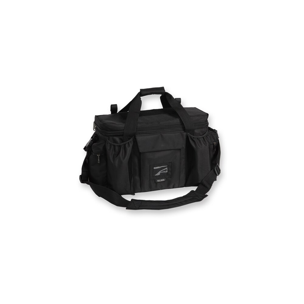 bulldog bd920 deluxe police & shooter xl black nylon w/ removeable dividers, storage pockets Bulldog BD920 Deluxe Police & Shooter XL Black Nylon Sports South item 58724