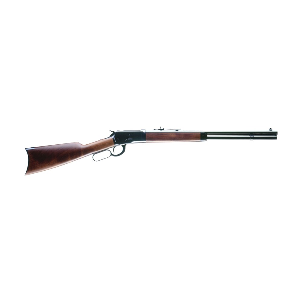 winchester repeating arms 534162137 model 1892 short rifle full size 357 mag 10+1 20" brushed polish blued sporter barrel, drilled & tapped steel receiver, satin oiled walnut straight grip stock Winchester Repeating Arms 534162137 Model 1892 Short Rifle Full Size 357 Mag 10+1 20" Brushed Sports South item 58731