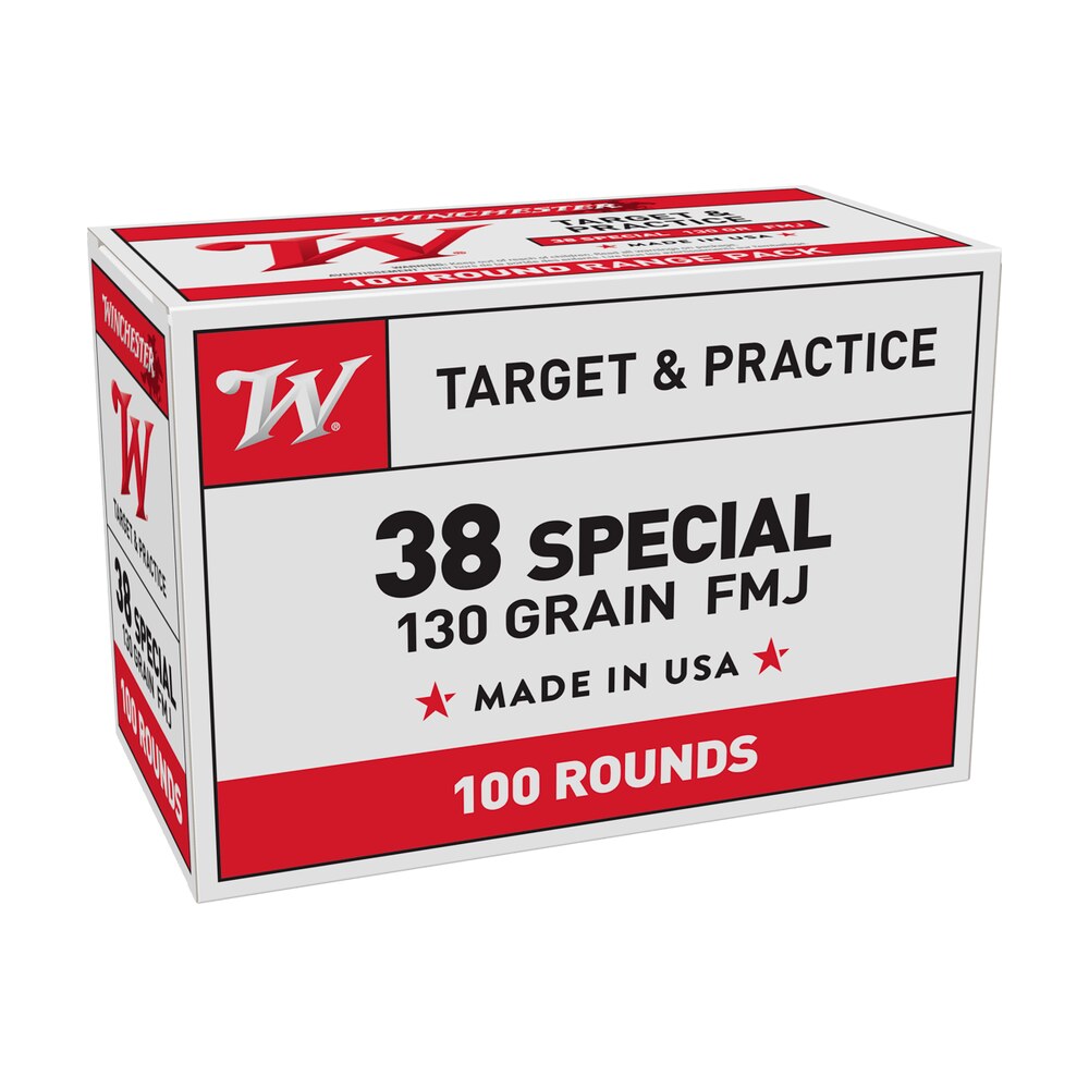 winchester ammo usa38spvp usa value pack 38special 130gr full metal jacket 100 per box/5 case Winchester Ammo USA38SPVP USA Value Pack 38Special 130gr Full Metal Jacket 100 Per Box/5 Case Sports South item 59029