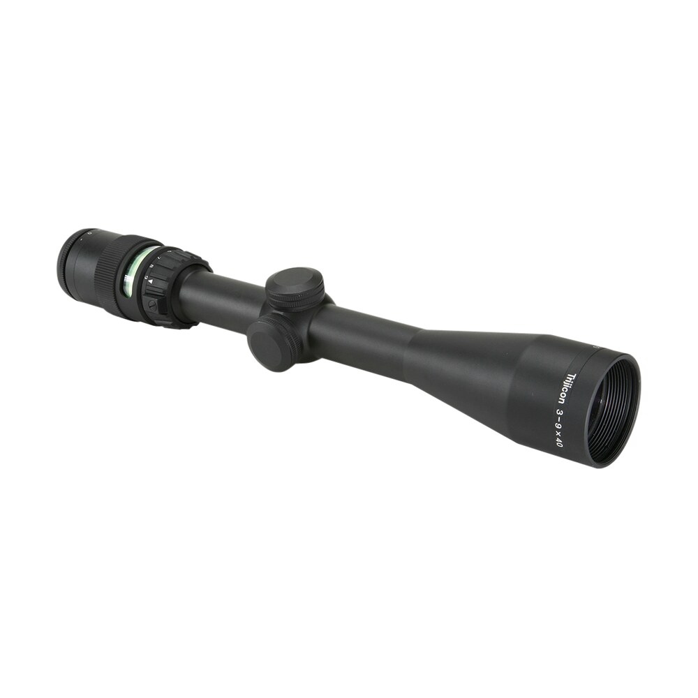 trijicon 200008 accupoint black hardcoat anodized 3 9x 40mm 1" tube illuminated green triangle post reticle Trijicon 200008 AccuPoint Black Hardcoat Anodized 3-9x 40mm 1" Tube Illuminated Green Triangle Sports South item 59366