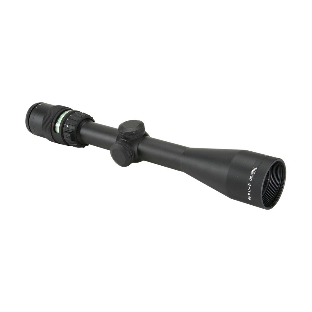 trijicon 200005 accupoint black hardcoat anodized 3 9x40mm 1" tube, illuminated mil dot crosshair w/green dot reticle Trijicon 200005 AccuPoint Black Hardcoat Anodized 3-9x40mm 1" Tube, Illuminated Mil-Dot Sports South item 59368