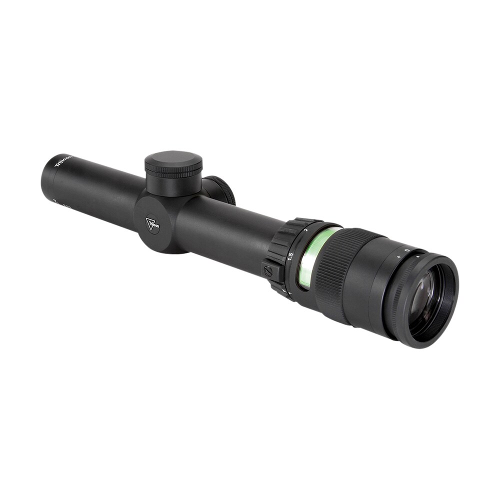 trijicon 200054 accupoint black hardcoat anodized 1 4x 24mm 30mm tube german #4 crosshair w/ green dot reticle Trijicon 200054 AccuPoint Black Hardcoat Anodized 1-4x 24mm 30mm Tube German #4 Crosshair Sports South item 59376
