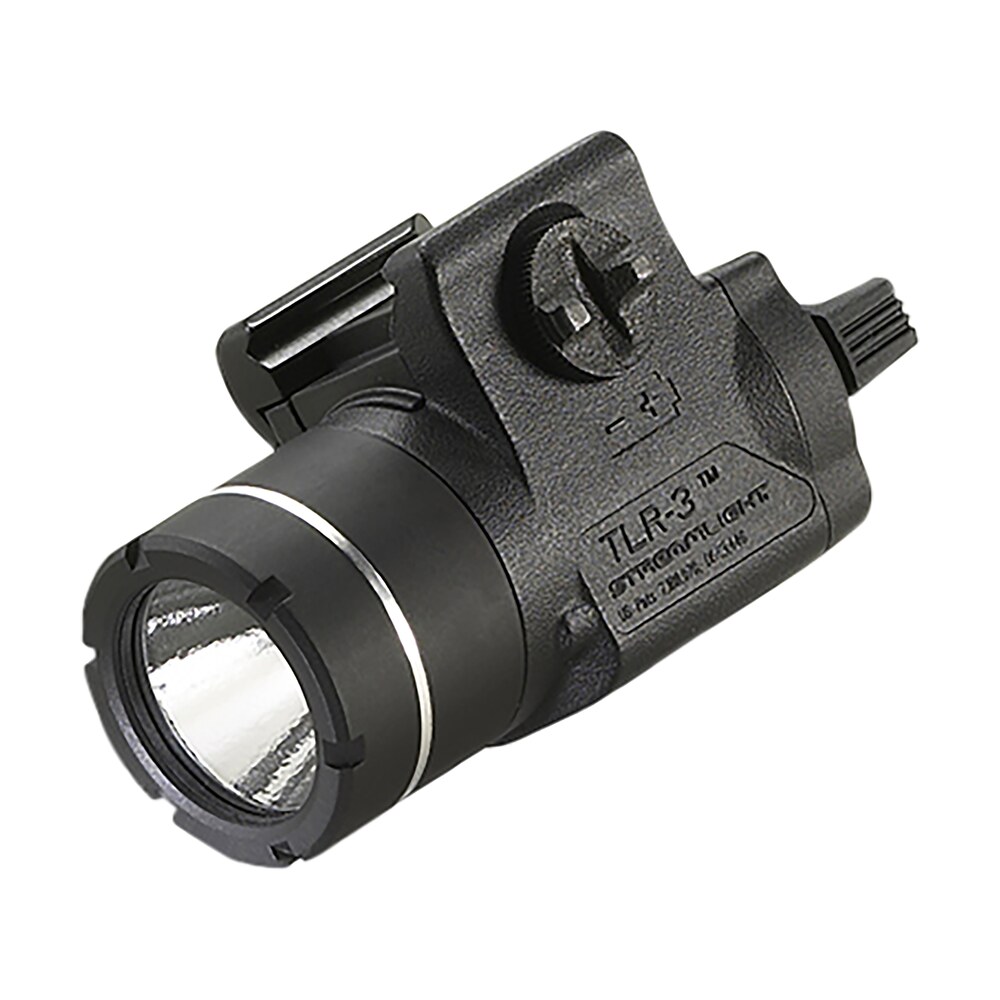 streamlight 69220 tlr 3 gun light matte black 170 lumens white c4 led Streamlight 69220 TLR-3 Gun Light Matte Black 170 Lumens White C4 LED Sports South item 59436