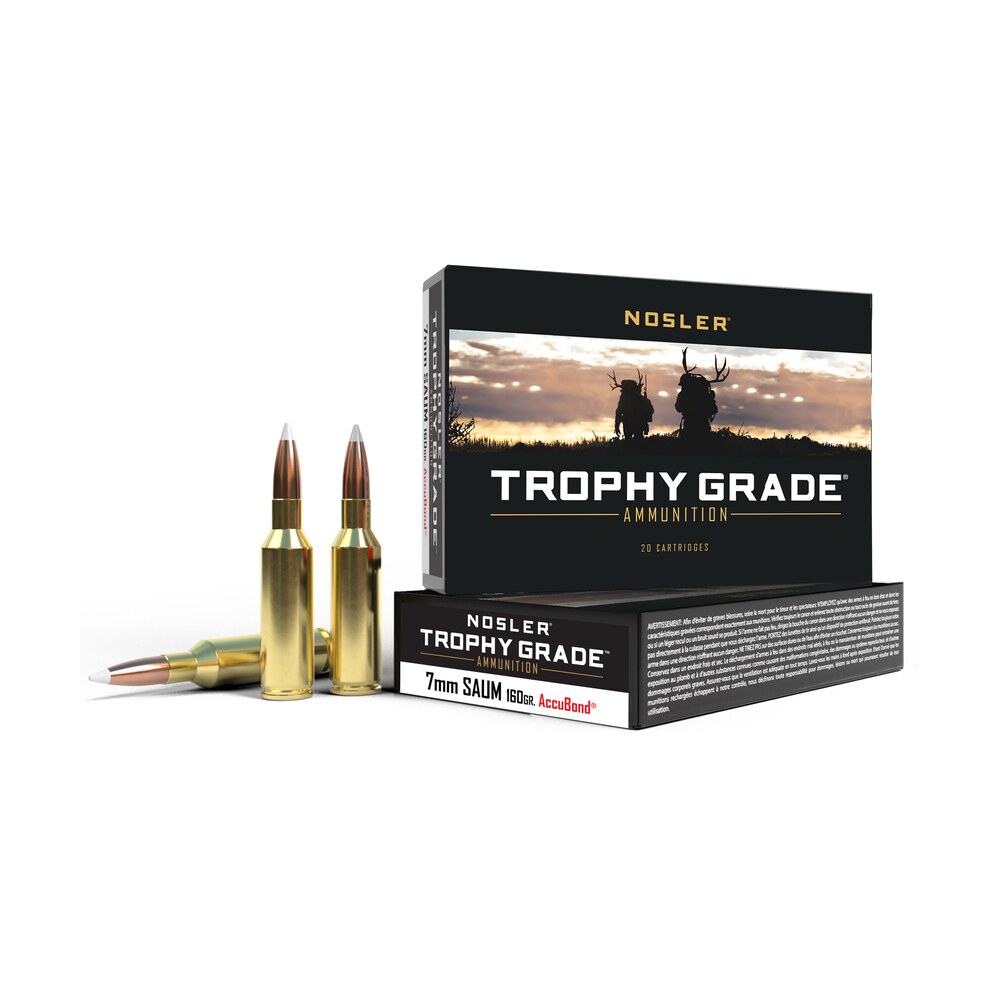 nosler 60045 trophy grade 7mmremsa ultramag 160gr nosler spitzer partition 20 per box/10 case Nosler 60045 Trophy Grade 7mmRemSA UltraMag 160gr Nosler Spitzer Partition 20 Per Box/10 Case Sports South item 59565