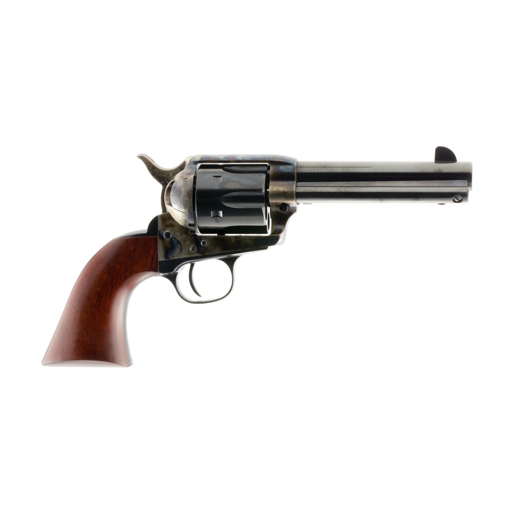 taylors & company 550897 1873 cattleman uberti 45 colt (long colt) 6 shot 5.50" blued round barrel & cylinder color case hardened steel frame, walnut navy style grip, exposed hammer Taylors & Company 550897 1873 Cattleman Uberti 45 Colt (Long Colt) 6 Shot 5.50" Blued Round Sports South item 60234
