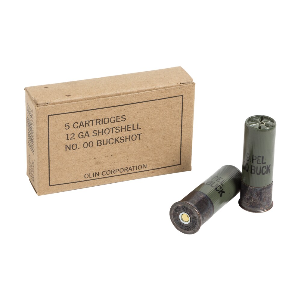 winchester ammo q1544 military grade 12gauge 2.75" 9pellets 00buck shot 5 per bx/50 case Winchester Ammo Q1544 Military Grade 12Gauge 2.75" 9Pellets 00Buck Shot 5 Per Bx/50 Case Sports South item 60359