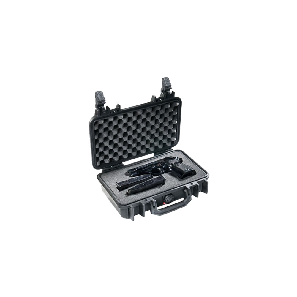 pelican 1170000110 protector case black polypropylene holds handgun Pelican 1170000110 Protector Case Black Polypropylene Holds Handgun Sports South item 60918