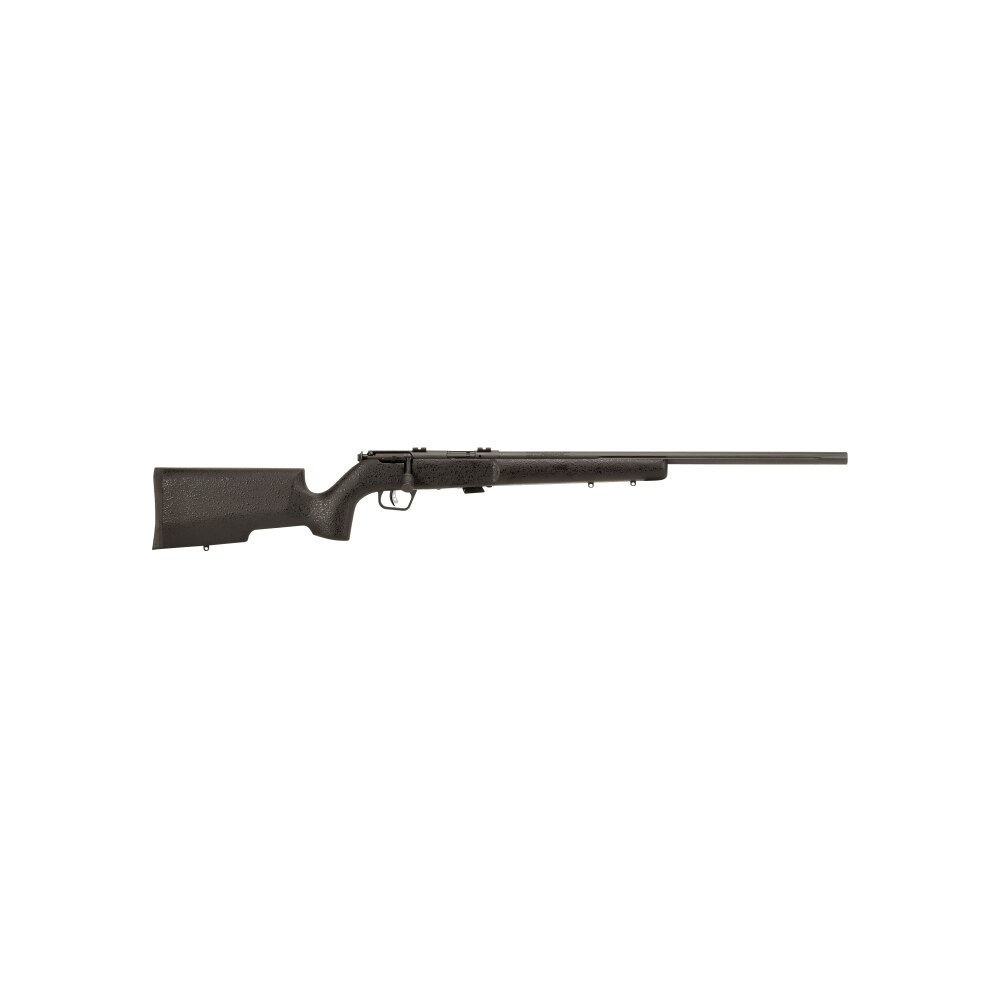 savage arms 25745 mark ii tr full size 22 lr 5+1 22" matte black heavy fluted barrel, matte black drilled & tapped carbon steel receiver, matte black tactical wood stock, right hand Savage Arms 25745 Mark II TR Full Size 22 LR 5+1 22" Matte Black Heavy Fluted Sports South item 60986