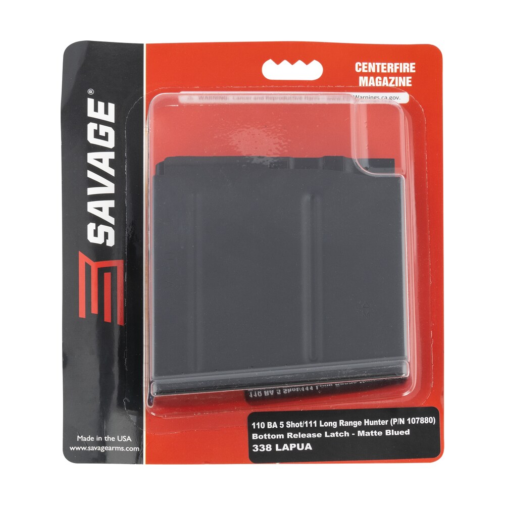 savage arms 55190 110ba 5rd 338 lapua mag fits savage 110ba/110ba/110/111 long range hunter blued steel Savage Arms 55190 110BA 5rd 338 Lapua Mag Sports South item 60989
