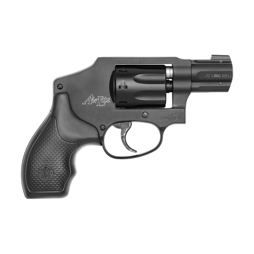 smith & wesson 103043 model 43 classic 22 lr 8 shot 1.88" black stainless steel barrel, black aluminum cylinder & j frame, snag free internal hammer, no lock Smith & Wesson 103043 Model 43 Classic 22 LR 8 Shot 1.88" Black Stainless Steel Sports South item 61748