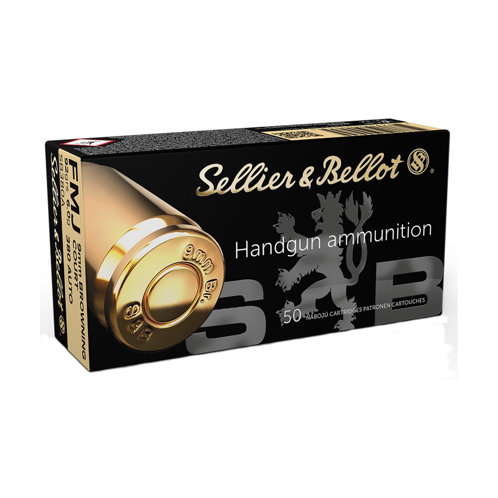 sellier & bellot sb380a handgun 380acp 92gr full metal jacket 50 per box/20 case Sellier & Bellot SB380A Handgun 380ACP 92gr Full Metal Jacket 50 Per Box/20 Case Sports South item 61879