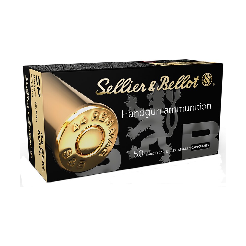 sellier & bellot sb44a handgun 44remmag 240gr soft point 50 per box/12 case Sellier & Bellot SB44A Handgun 44RemMag 240gr Soft Point 50 Per Box/12 Case Sports South item 61899