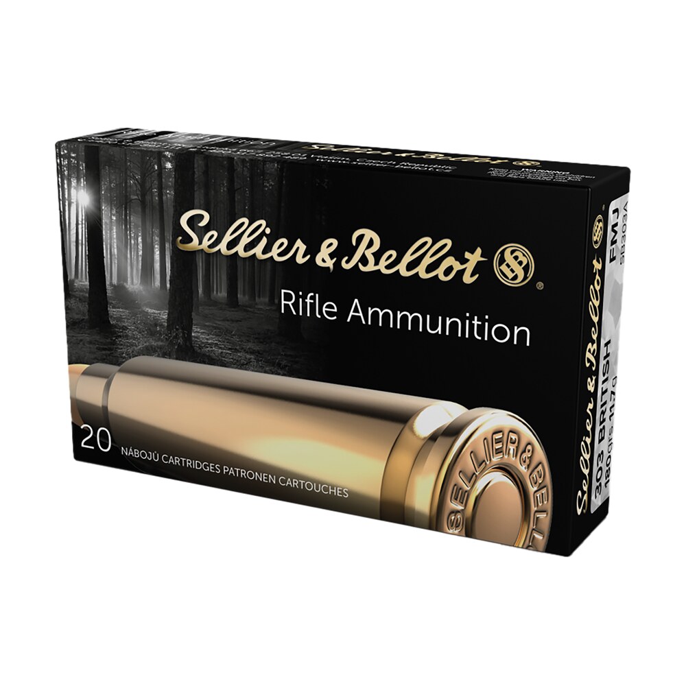 sellier & bellot sb303a rifle 303british 180gr full metal jacket 20 per box/20 case Sellier & Bellot SB303A Rifle 303British 180gr Full Metal Jacket 20 Per Box/20 Case Sports South item 61912