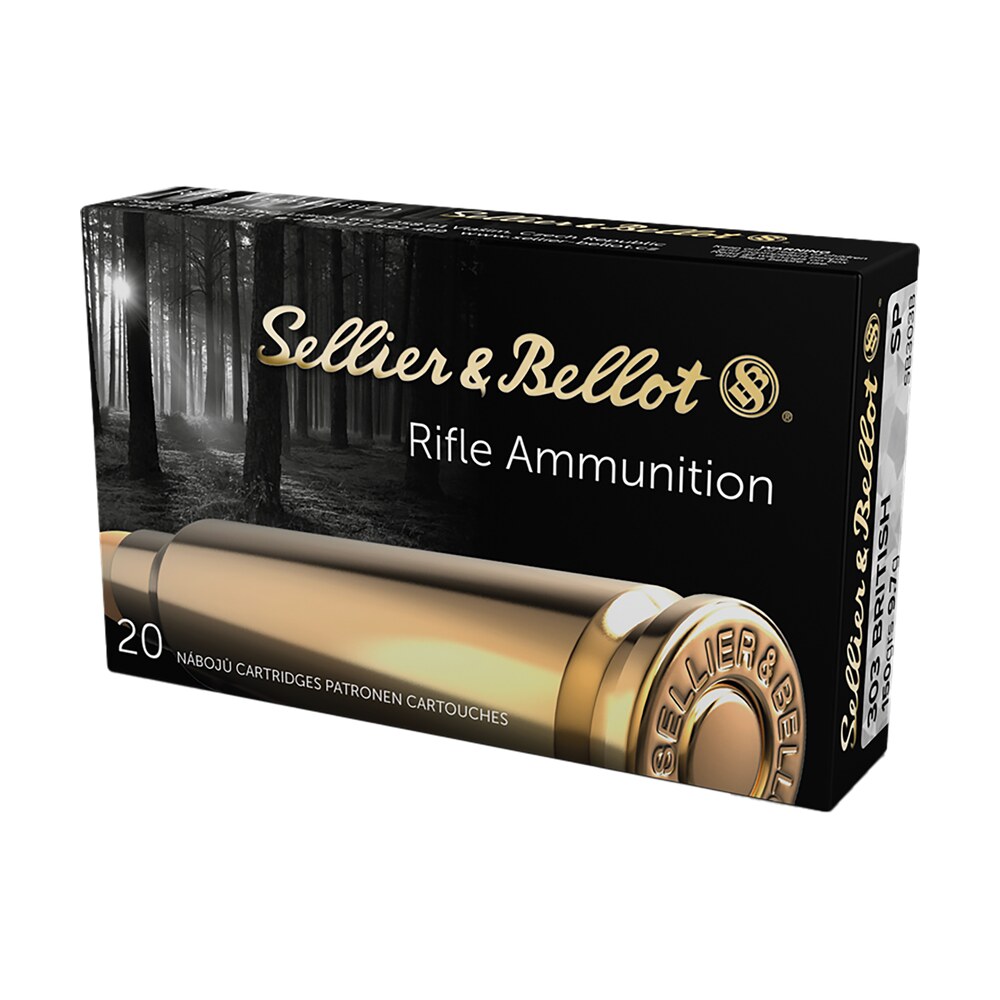 sellier & bellot sb303b rifle 303british 150gr soft point 20 per box/20 case Sellier & Bellot SB303B Rifle 303British 150gr Soft Point 20 Per Box/20 Case Sports South item 61913