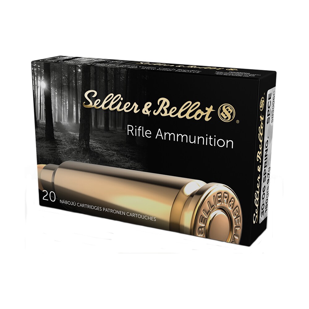 sellier & bellot sb3006c rifle 30 06springfield 150gr soft point cut through edge 20 per box/20 case Sellier & Bellot SB3006C Rifle 30-06Springfield 150gr Soft Point Cut Through Edge 20 Per Sports South item 61915
