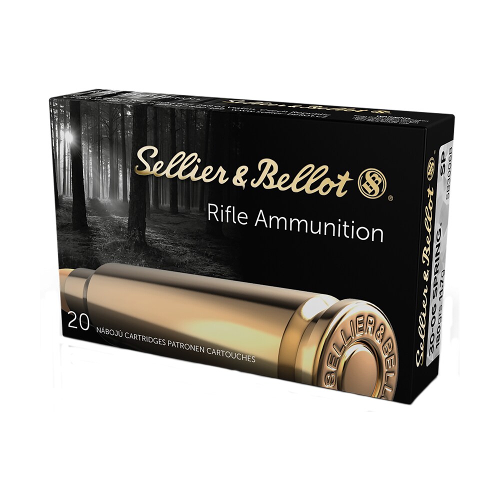 sellier & bellot sb3006b rifle 30 06springfield 180gr soft point 20 per box/20 case Sellier & Bellot SB3006B Rifle 30-06Springfield 180gr Soft Point 20 Per Box/20 Case Sports South item 61937