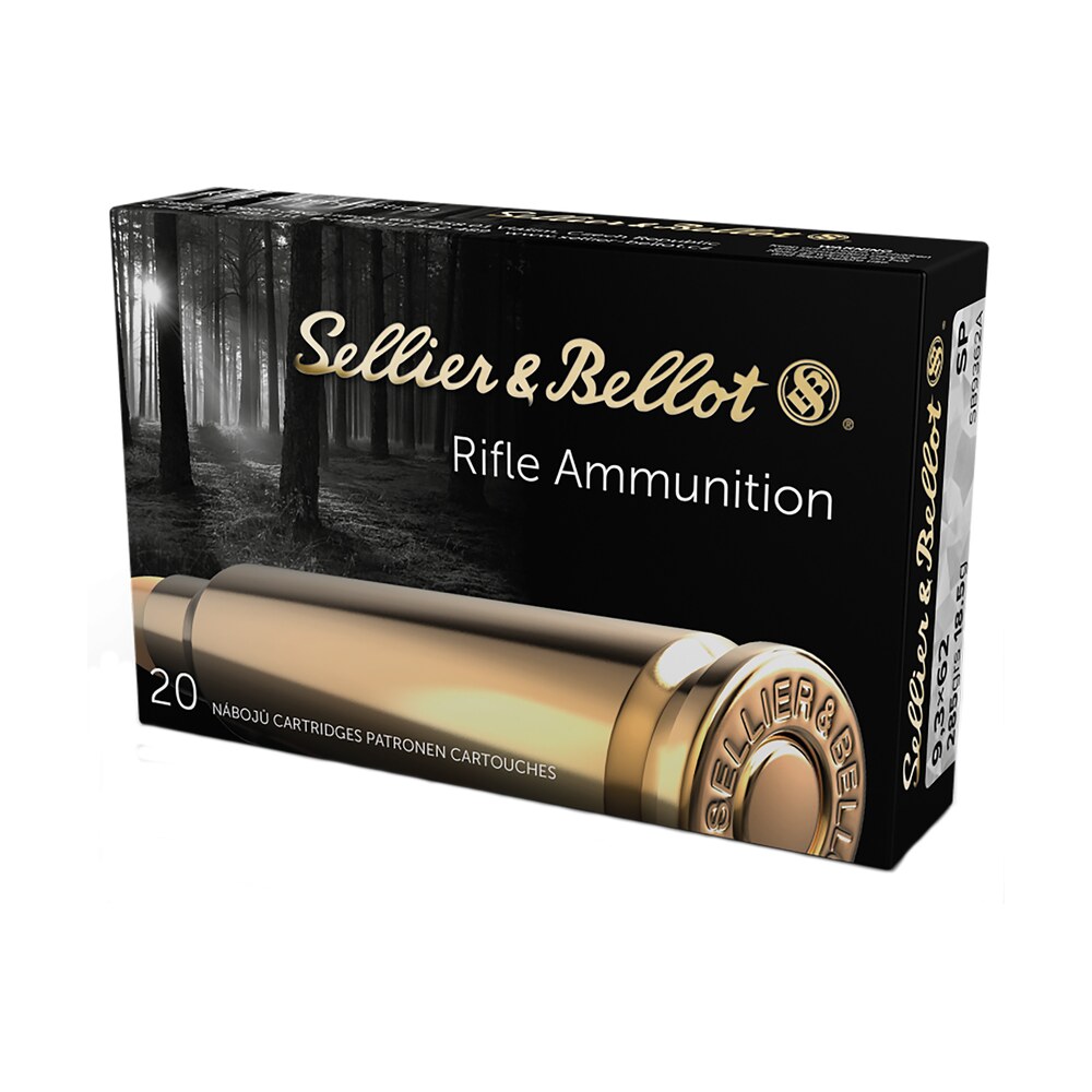 sellier & bellot sb9362a rifle 9.3mmx62mauser 286gr soft point 20 per box/20 case Sellier & Bellot SB9362A Rifle 9.3mmx62Mauser 286gr Soft Point 20 Per Box/20 Case Sports South item 61942