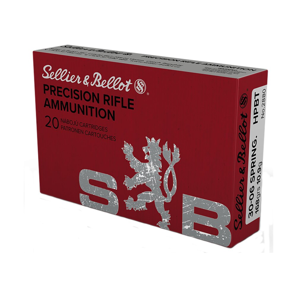 sellier & bellot sb3006d rifle 30 06springfield 168gr hollow point boat tail 20 per box/20 case Sellier & Bellot SB3006D Rifle 30-06Springfield 168gr Hollow Point Boat Tail 20 Per Box/20 Sports South item 61945