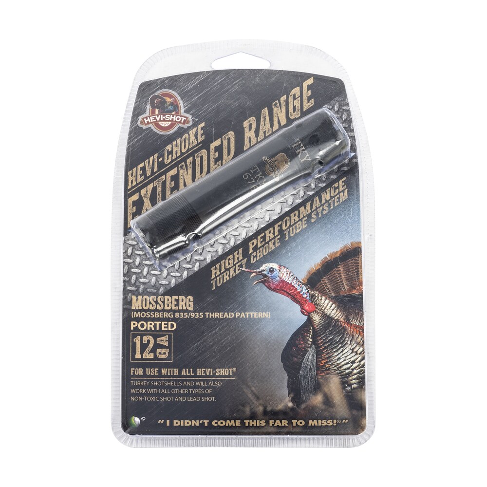 hevi shot 450127 hevi choke turkey mossberg 835/935 12 gauge extended range ported 17 4 stainless steel HEVI-Shot 450127 Hevi-Choke Turkey Mossberg 835/935 12 Gauge Extended Range Ported 17-4 Sports South item 61987