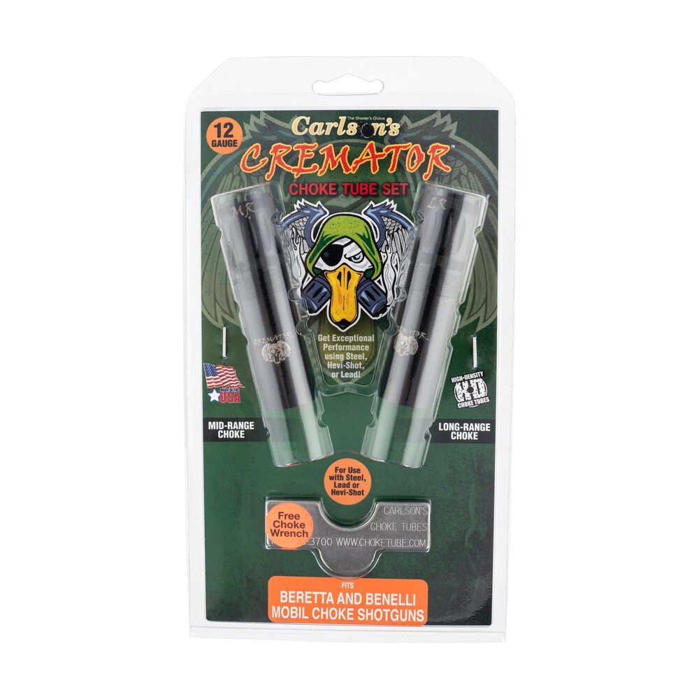 carlson's choke tubes 11612 cremator 11612 berretta/benelli mobil 12 gauge mid/long range non ported 17 4 stainless steel Carlson's Choke Tubes 11612 Cremator 11612 Berretta/Benelli Mobil 12 Gauge Mid/Long Range Sports South item 62029