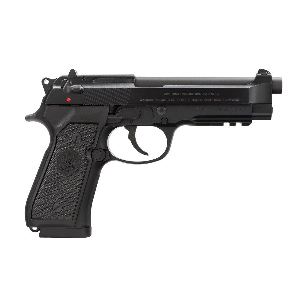 beretta usa j9a4f11 96a1 40 s&w 4.90" barrel 10+1, black bruniton alloy frame, serrated steel slide & polymer grip Beretta USA J9A4F11 96A1 40 S&W 4.90" Barrel 10+1, Black Bruniton Alloy Sports South item 62207