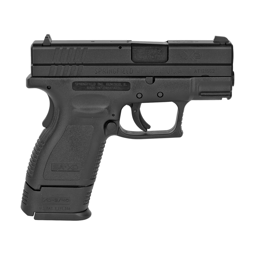 springfield armory xd9801 xd *ca compliant sub compact 9mm luger 10+1, 3" black melonite steel barrel & serrated slide, black polymer frame w/picatinny rail, black polymer grip Springfield Armory XD9801 XD *CA Compliant Sub-Compact 9mm Luger 10+1, 3" Black Melonite Steel Sports South item 62273