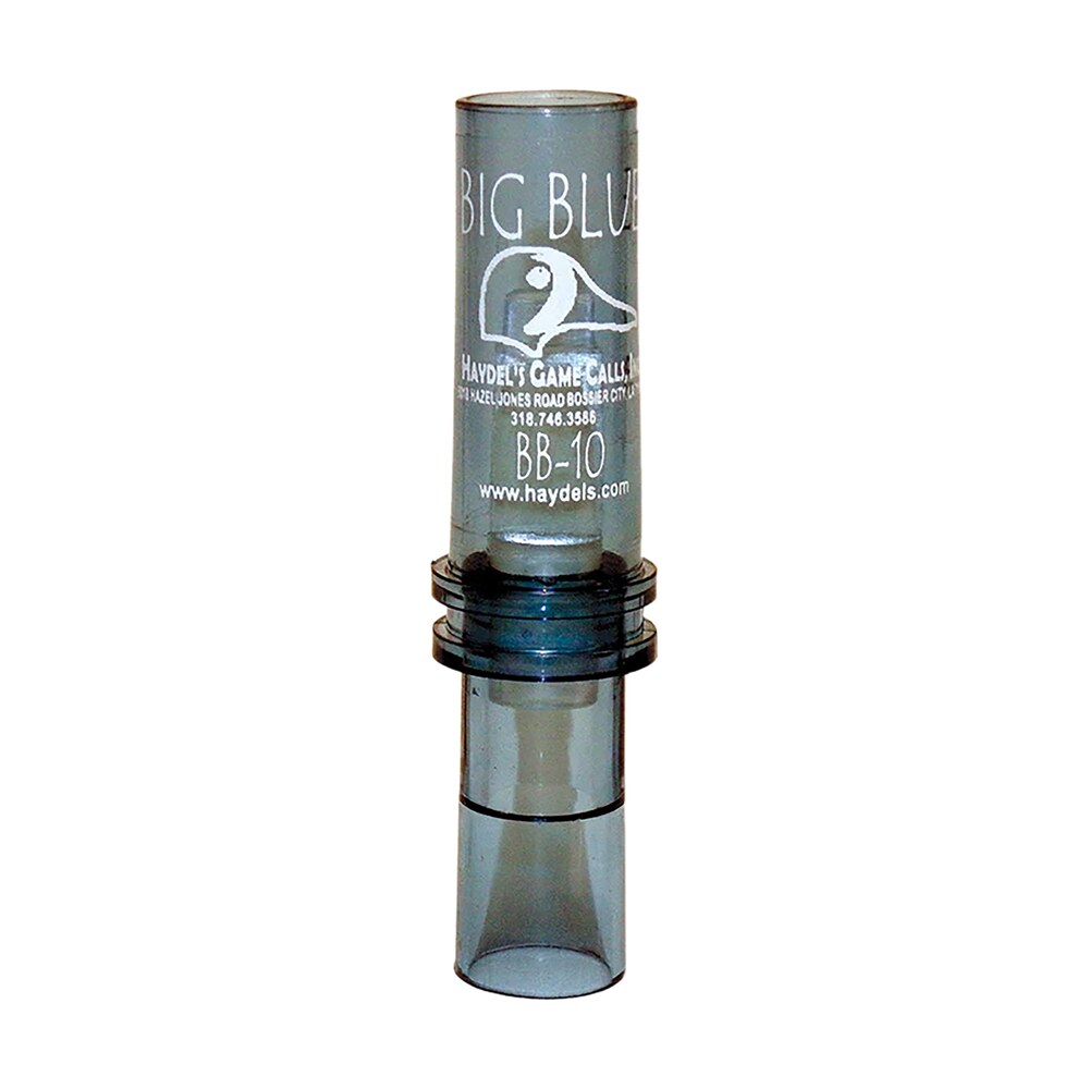 haydel's game calls bb10 "big blue" open call double reed bluewing teal sounds attracts ducks clear acrylic Haydel's Game Calls BB10 "Big Blue" Open Call Double Reed Bluewing Teal Sounds Attracts Ducks Sports South item 62810
