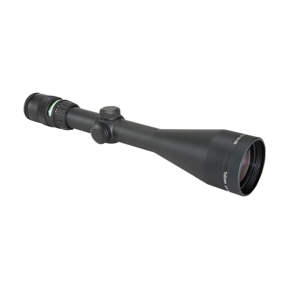 trijicon 200033 accupoint black hardcoat anodized 2.5 10x56mm 30mm tube, illuminated green triangle post reticle Trijicon 200033 AccuPoint Black Hardcoat Anodized 2.5-10x56mm 30mm Tube, Illuminated Green Sports South item 62933