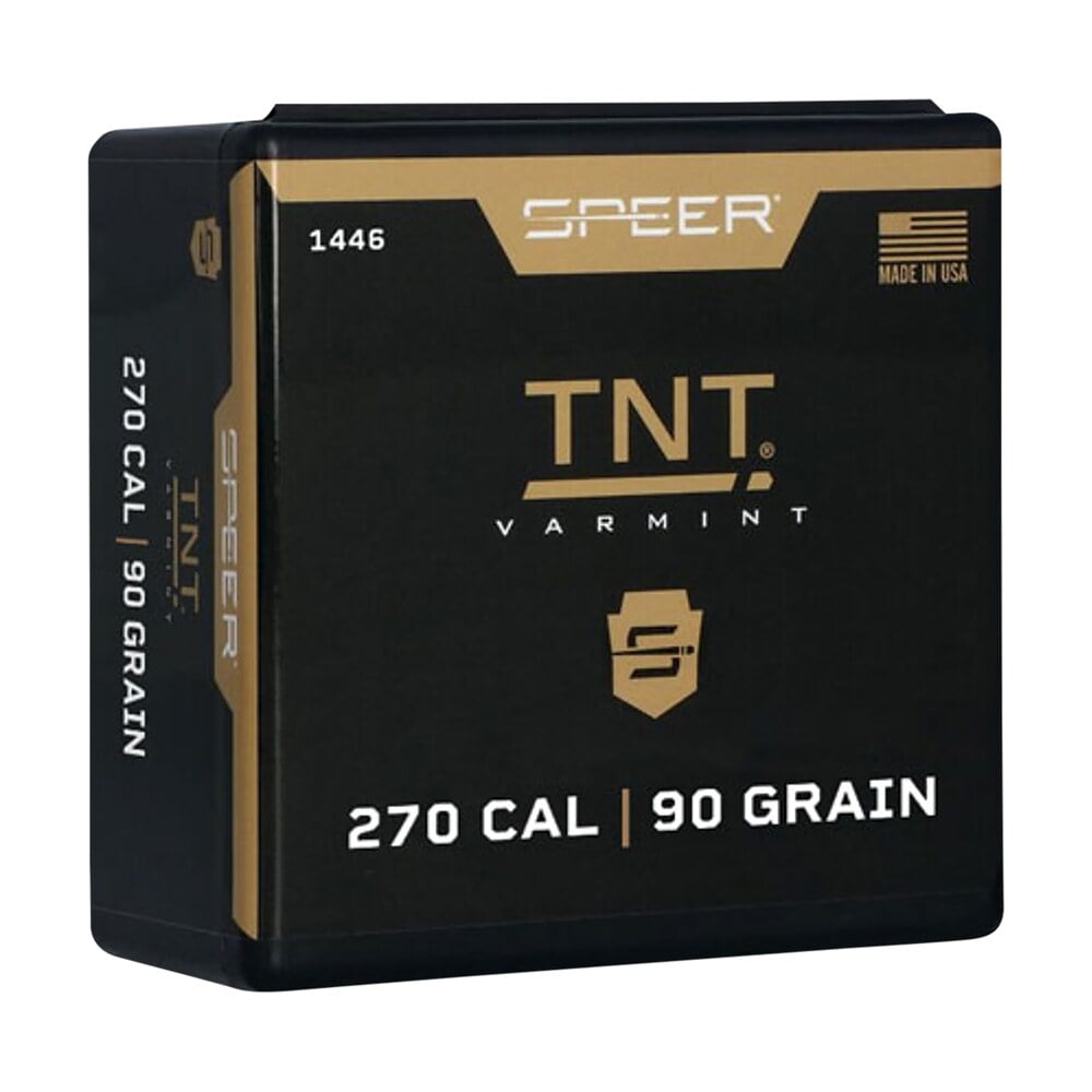 speer 1446 tnt 270 caliber .277 90 gr hollow point 100 box Speer 1446 TNT 270 Caliber .277 90 GR Hollow Point 100 Box Sports South item 63252