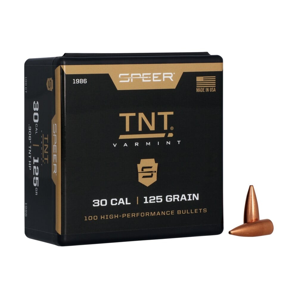 speer 1986 tnt 30cal 125gr jacketed hollow point 100 per box/5 case Speer 1986 TNT 30Cal 125gr Jacketed Hollow Point 100 Per Box/5 Case Sports South item 63254