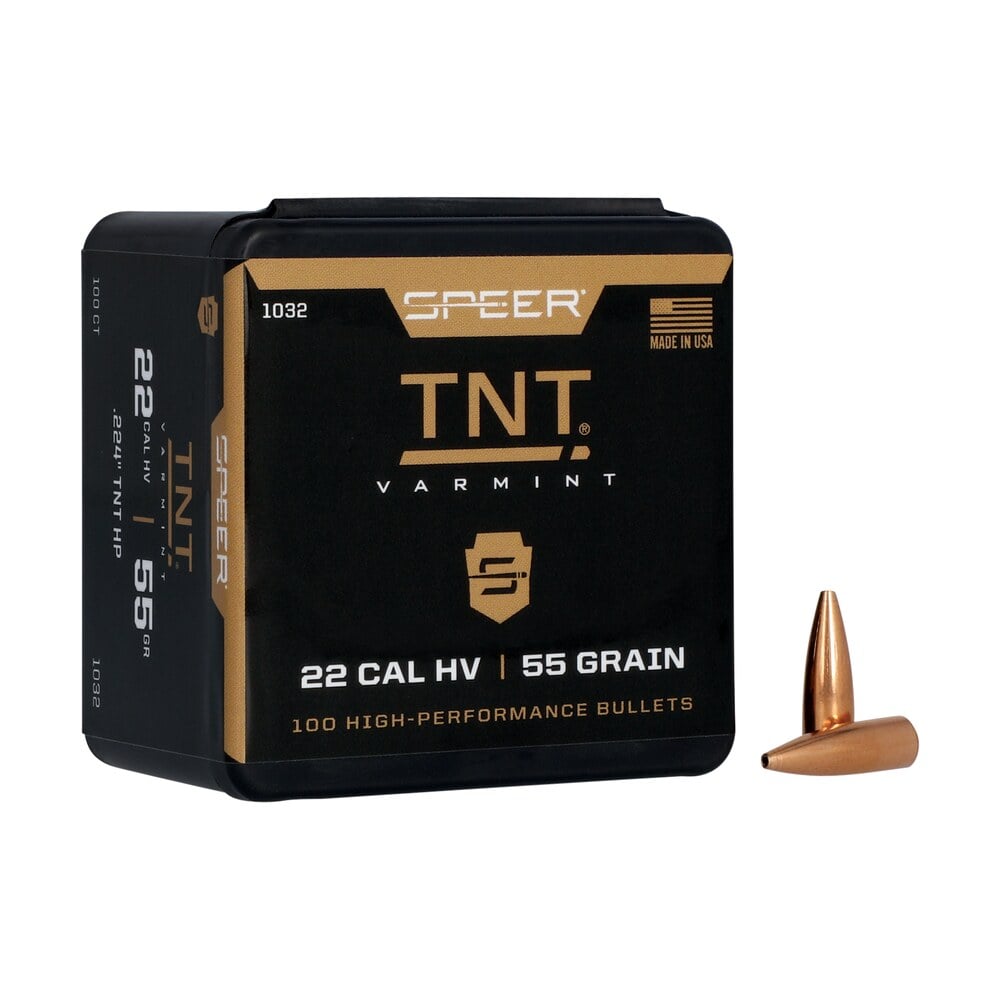 speer 1032 tnt 22cal 55gr jacketed hollow point 100 per box/5 case Speer 1032 TNT 22Cal 55gr Jacketed Hollow Point 100 Per Box/5 Case Sports South item 63429