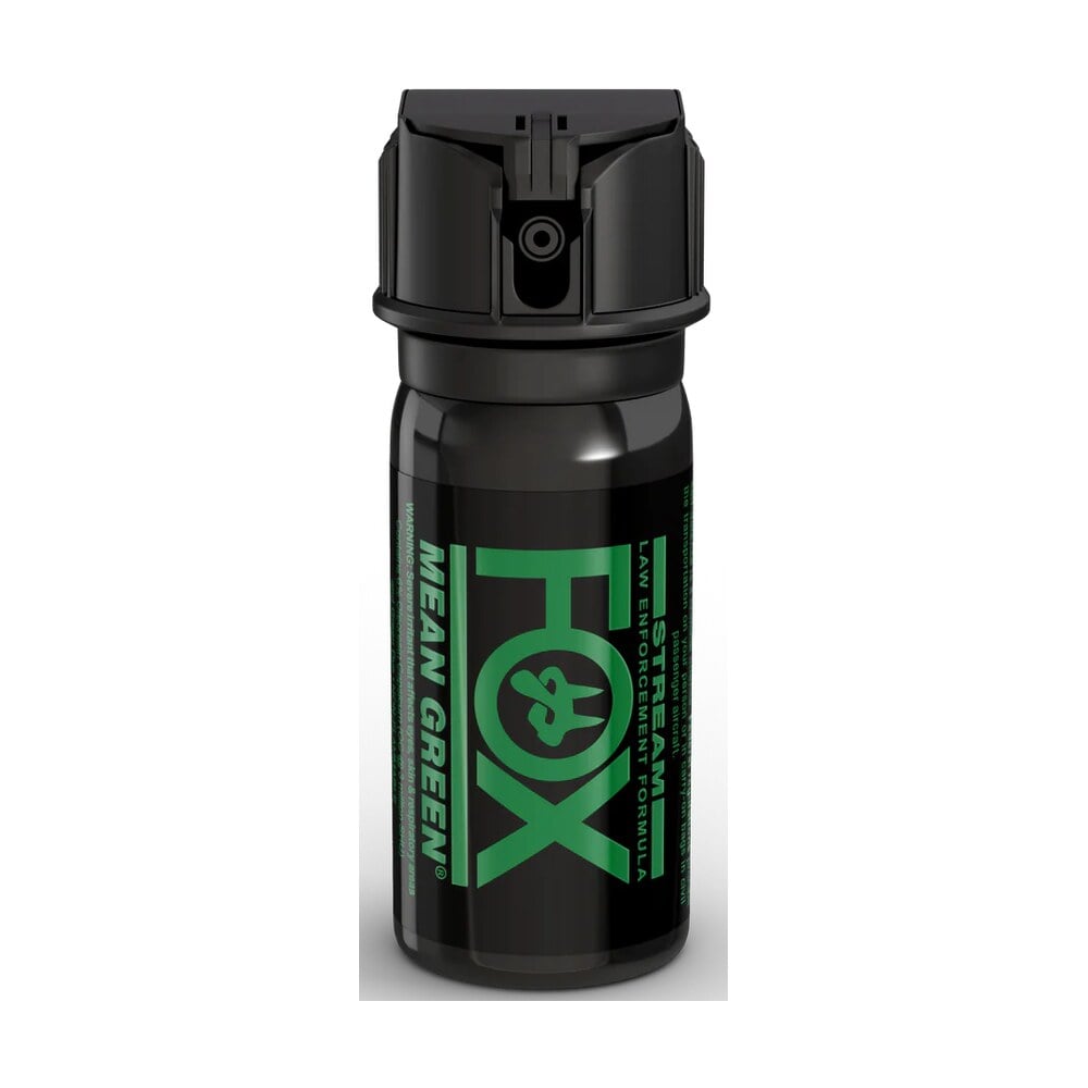 fox labs 156mgs mean green capsaicinoids 2 oz black spray features green staining to id assaliant Fox Labs 156MGS Mean Green Capsaicinoids 2 oz Black Spray Features Green Staining To ID Sports South item 63445