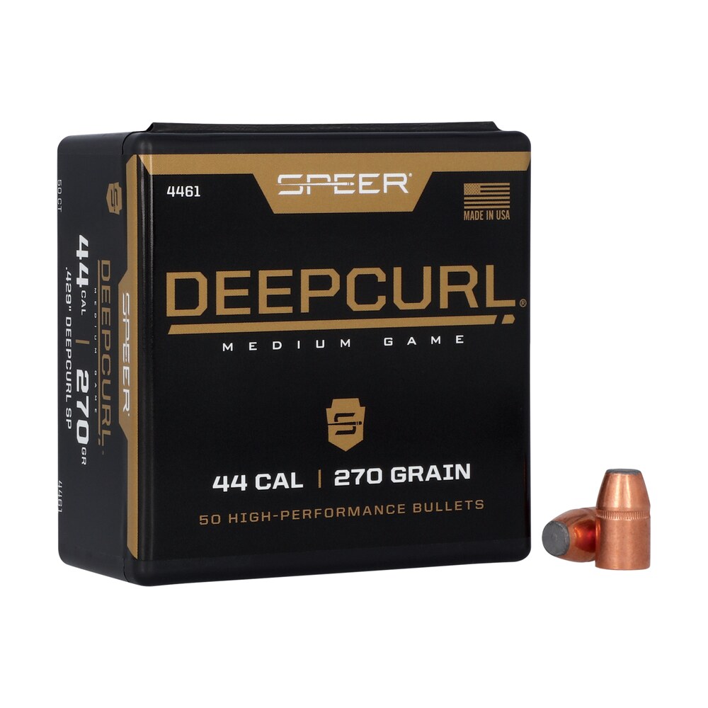 speer 4461 deepcurl 44cal 270gr soft point 50 per box/5 case Speer 4461 DeepCurl 44Cal 270gr Soft Point 50 Per Box/5 Case Sports South item 63823