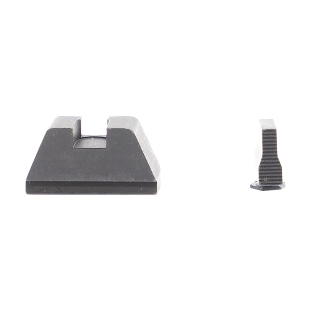 ameriglo gl429 optic compatible sight set for glock xl tall serrated front sight black rear sight AmeriGlo GL429 Optic Compatible Sight Set for Glock XL Tall Serrated Front Sight-Black Rear Sports South item 6390