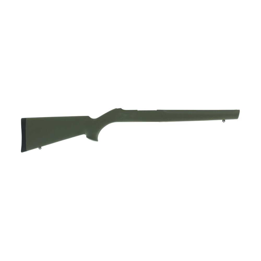 hogue 22210 overmolded rifle stock aluminum pillar bedded od green synthetic for ruger 10/22 with .920 barrel diameter Hogue 22210 OverMolded Rifle Stock Aluminum Pillar Bedded OD Green Synthetic for Ruger 10/22 Sports South item 64385