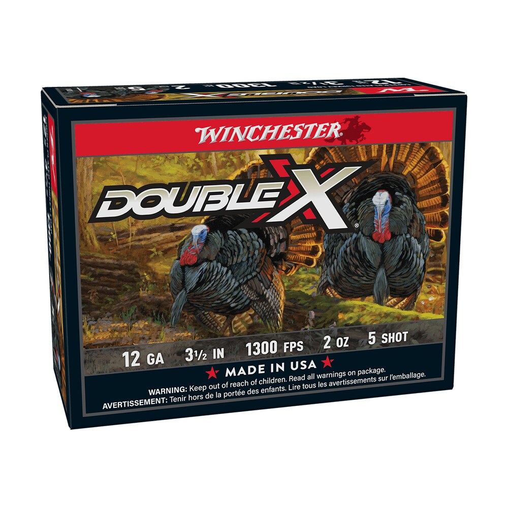 winchester ammo sth12355 double x high velocity turkey 12gauge 3.50" 2oz 5shot 10 per box/10 case Winchester Ammo STH12355 Double X High Velocity Turkey 12Gauge 3.50" 2oz 5Shot 10 Per Box/10 Sports South item 65115