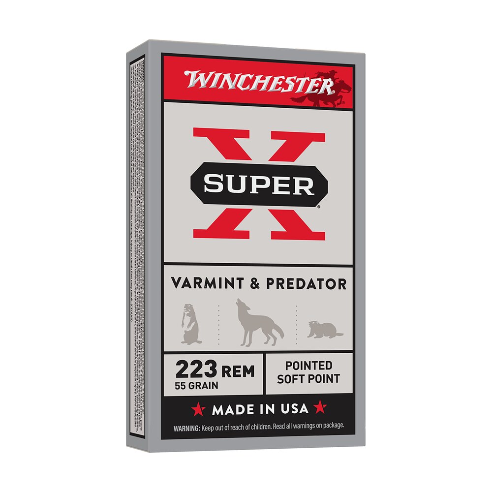 winchester ammo x223r super x 223rem 55gr jacketed soft point 20 per box/10 case Winchester Ammo X223R Super X 223Rem 55gr Jacketed Soft Point 20 Per Box/10 Case Sports South item 65142