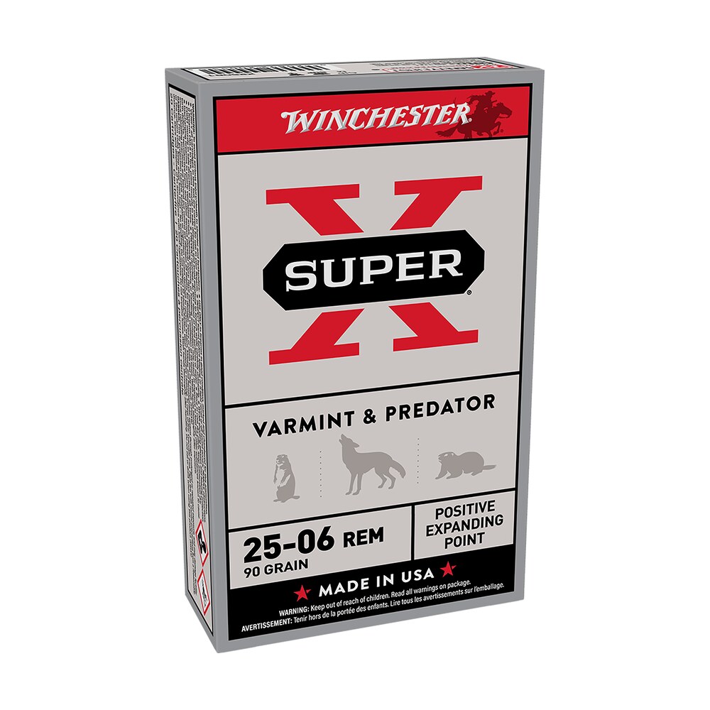 winchester ammo x25061 super x 25 06rem 90gr positive expanding point 20 per box/10 case Winchester Ammo X25061 Super X 25-06Rem 90gr Positive Expanding Point 20 Per Box/10 Case Sports South item 65149